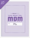 Fill in the Love Card Booklets: What I Love About Mom